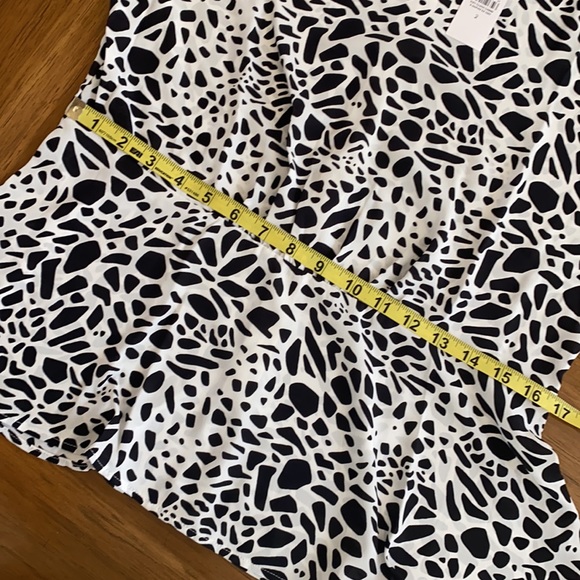 LOFT ANIMAL PRINT PEPLUM BLOUSE - Picture 14 of 15